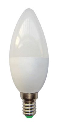 LED 6 Watt Candle Bulbs E14 Small Edison Screw