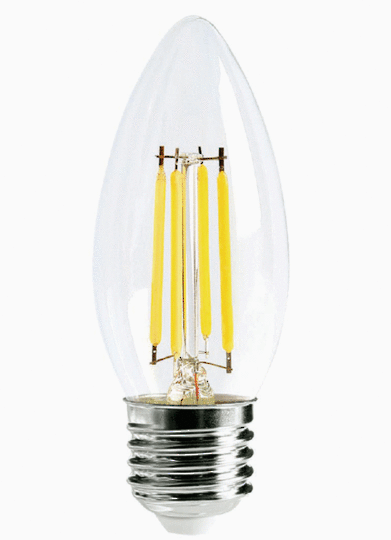 LED Candle Bulbs Vintage Style All Bases