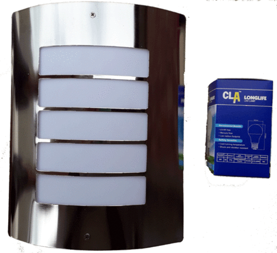 230 Volt Brushed Chrome Finish