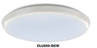 CLU250 Dimmable Oyster with Sensor Option. Double Insulated.