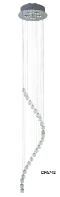 High Pendant for Double Height Entrance Way