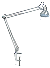LSV Satin Chrome Equipoise Lamp