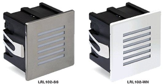 LRL102 Louvre Recessed Wall Light