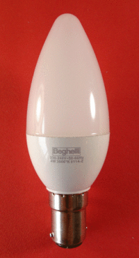 B15 4 Watt LED Candle Opal