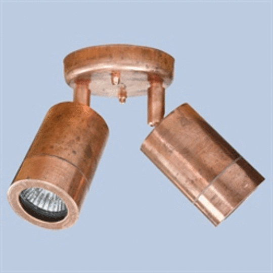 Double Wall Spotlight Raw Copper