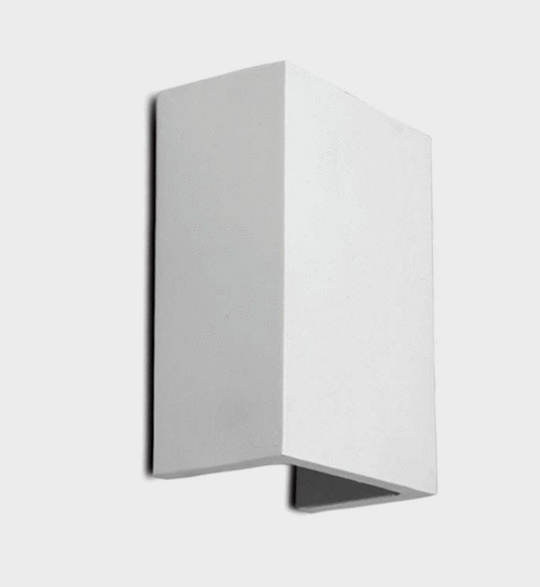Paintable Plaster Surface Mounted Wall Light
