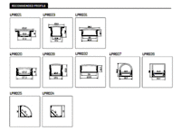 Profile for LT5, LT10 and LT15 LED Strip