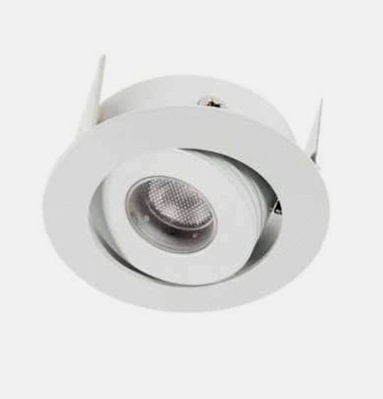 Round 1.2 watt Tilting LED Stair/Cabinet Light