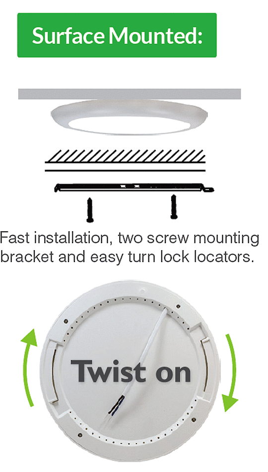 Slimline Ceiling Button