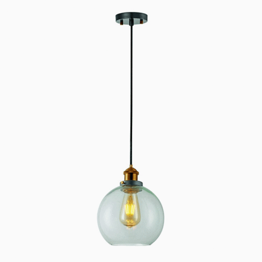 Estelle Glass Elliptical Pendant