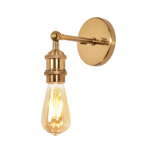 Mia Antique Wall Light Brass