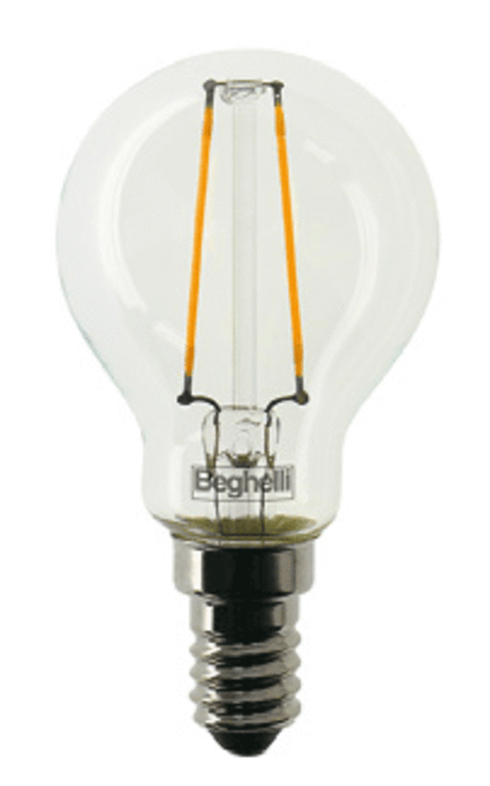 56422 Small Globe 4 Watt LED Glass Filament Bulb