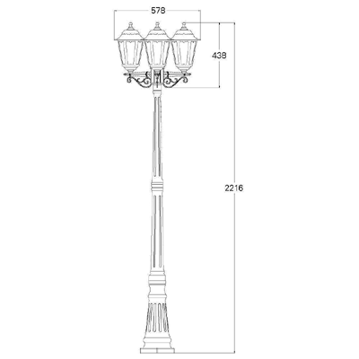 LPL6303-Lantern-Post-Dimens