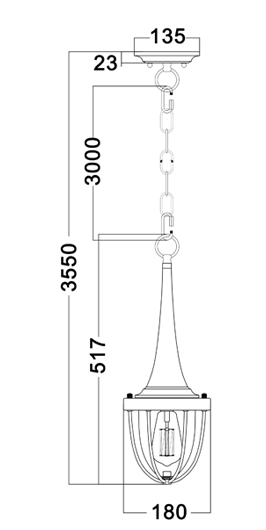 Pendolo-pendant-dimensions