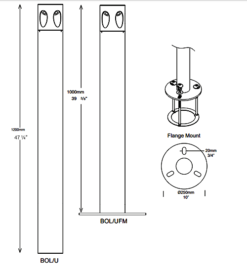 Ultra-Bollard-Sizes